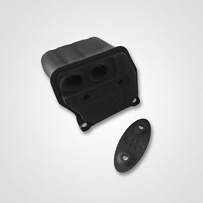 Aftermarket Chainsaw Parts Double Holes Muffler Kit 58cc/52cc/45cc